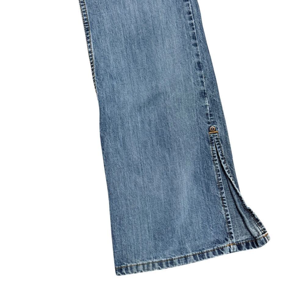 Vintage Y2K Xhiliration Patch Pocket Flare Mid rise Jeans Size 9 - Picture 8 of 8